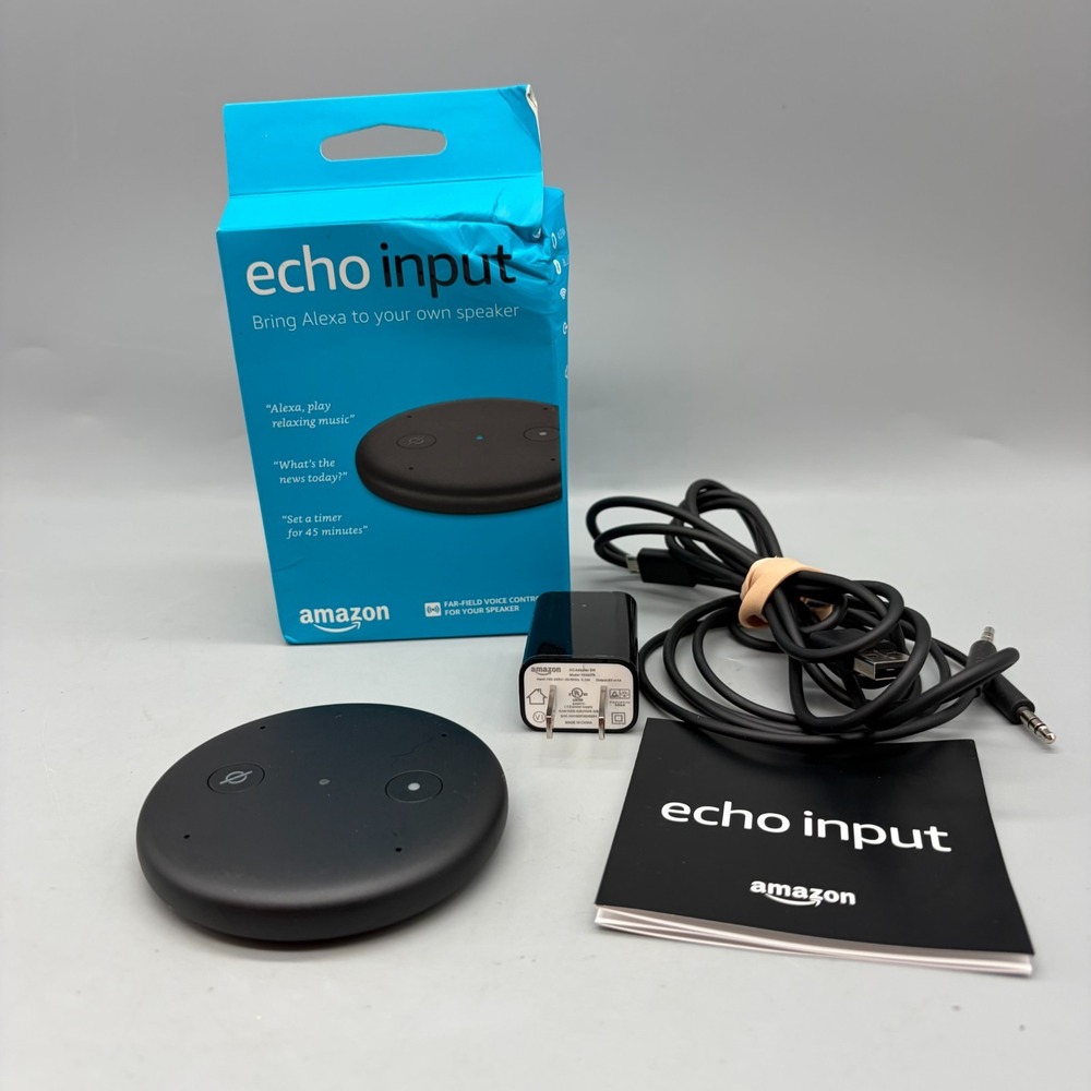 Amazon Echo Input Voice Control Speakers - Black